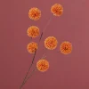 PRE ORDER Kunstbloemen ‘PomPom’ | Oranje | 98cm | Chique-Living