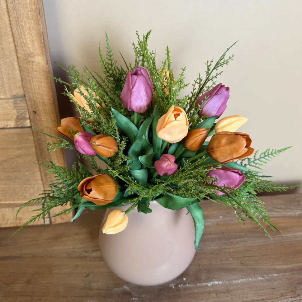 Real Touch Kunst Tulpen Boeket | Tropic | 15 Tulpen | Chique-Living