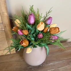 Real Touch Kunst Tulpen Boeket | Tropic | 15 Tulpen | Chique-Living