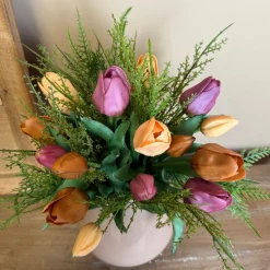 Real Touch Kunst Tulpen Boeket | Tropic | 15 Tulpen | Chique-Living