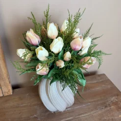 Real Touch Kunst Tulpen Boeket | Nude | 20 Tulpen | Chique-Living