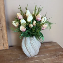 Real Touch Kunst Tulpen Boeket | Nude | 20 Tulpen | Chique-Living