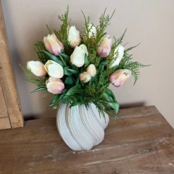 Real Touch Kunst Tulpen Boeket | Nude | 20 Tulpen | Chique-Living