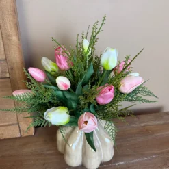Real Touch Kunst Tulpen Boeket | Soft Pink | 15 Tulpen | Chique-Living
