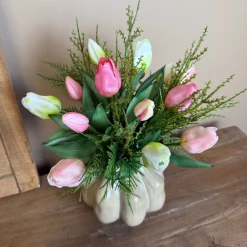 Real Touch Kunst Tulpen Boeket | Soft Pink | 15 Tulpen | Chique-Living