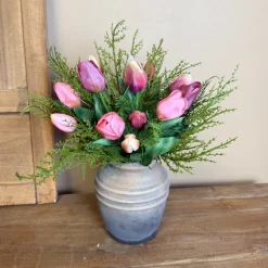 Real Touch Tulpen Boeket | 15 Tulpen | Met of zonder Vaas | Chique-Living