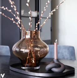 Ruvuma Vaas Smoke Brown – Vase The World | In 2 maten