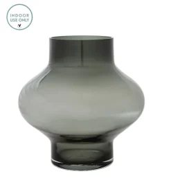 Ruvuma Vaas Smoke Grey – Vase The World | In 2 maten