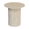 Salontafel Travertin Keramiek – Luxe Design Ø50 cm | Chique-Living