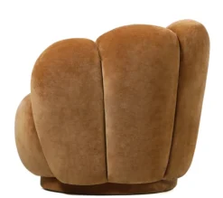 Schelp Fauteuil Liora Amber Oak – Luxe Draai Fauteuil 93x81x70 cm
