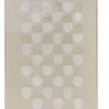 Schilderij ‘Dots’ Beige/Wit kopen | Modern Wandpaneel met Houten Lijst 60x80cm | Chique Living