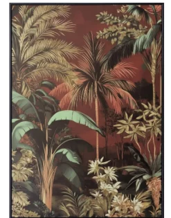 Schilderij ‘Jungle’ kopen | Luxe Wanddecoratie 80x120cm met Zwarte Lijst | Chique Living