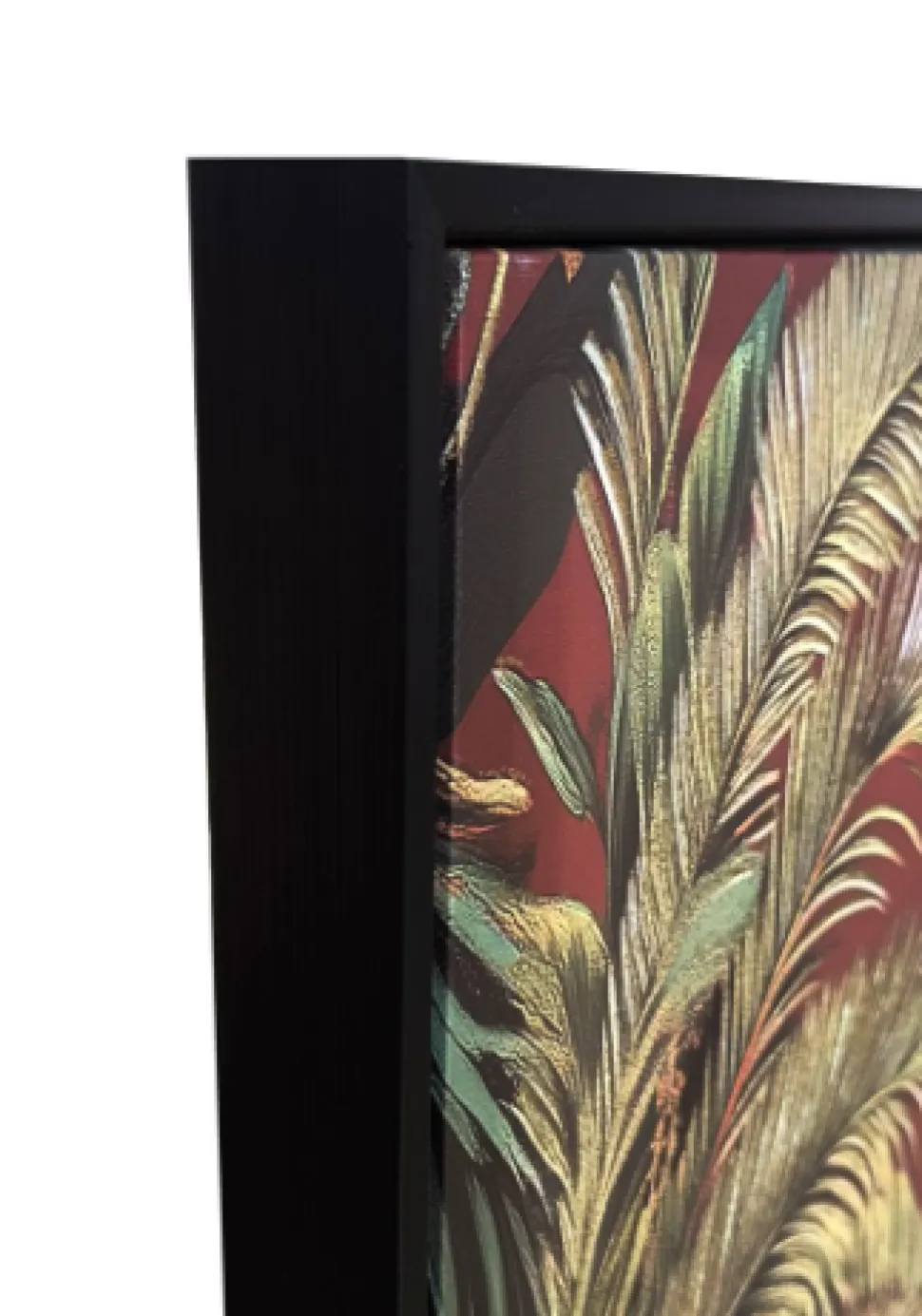 Schilderij ‘Jungle’ kopen | Luxe Wanddecoratie 80x120cm met Zwarte Lijst | Chique Living