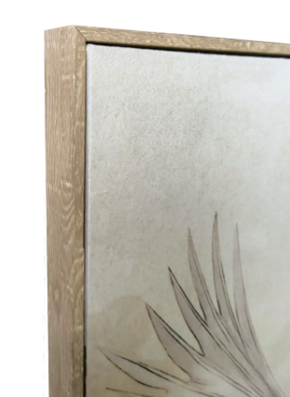 Schilderij met Velvet Doek Vogels kopen | Luxe Wanddecoratie 60x80cm met Houten Lijst | Chique Living
