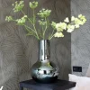 Seim Vaas Gloss Grey – Ø25,5 x H37 cm | Glazen designvaas