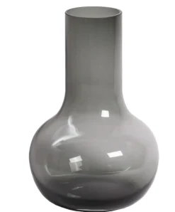 Seim Vaas Smoke Grey – Ø25,5 x H37 cm | Glazen designvaas