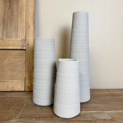 Smalle Vaas ‘Karin’ | Taupe | In 3 maten | Chique-Living