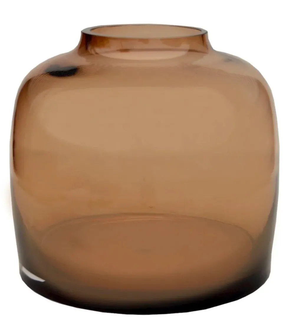 Smoke Bruin Vaas ‘Bartica’ | Vase The World | Verkrijgbaar in 2 Maten