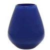 Tasman Vaas / Windlicht Bright Blue – Ø18x20 cm | Glanzend glas