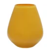 Tasman Vaas / Windlicht Bright Yellow – Ø18x20 cm | Vrolijk design