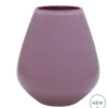 Tasman Vaas / Windlicht Lila – Ø18x20 cm | Dubbel functioneel design