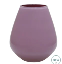 Tasman Vaas / Windlicht Lila – Ø18x20 cm | Dubbel functioneel design