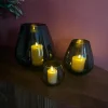 Tasman Windlichten Set Van 3 | Smoke Black | Chique-Living