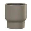 Taupe Bloempot Roskilde S Ø37xH40 – UV & Vorstbestendig