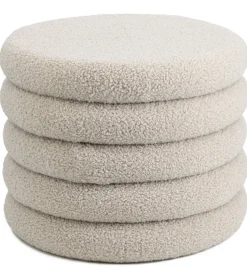 Teddy Opberg Poefje | Zand | 40x40x32cm | Chique-Living