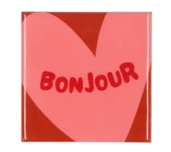 Tegeltje ‘Bonjour’ | Chique-Living