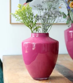 Tugela Vaas Mauve Shine – Vase The World | Luxe voor kunstbloemen