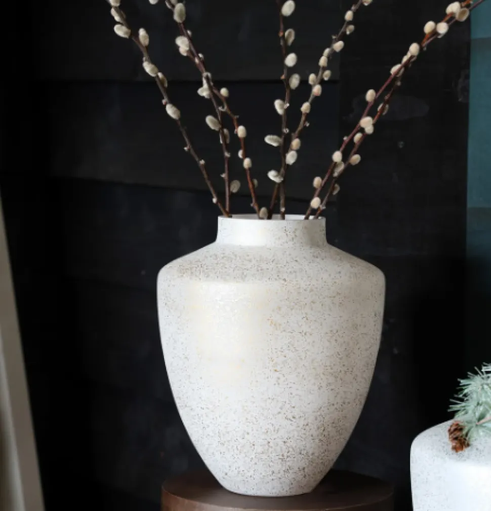 Tugela Vaas Sparkle Gold – Vase The World | Mat & Goud Ø24,5x29