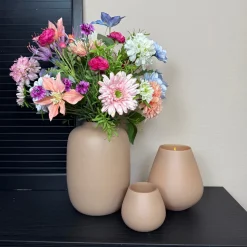 Vaas Artic Matte Sand | Vase The World | Verkrijgbaar in 3 Maten