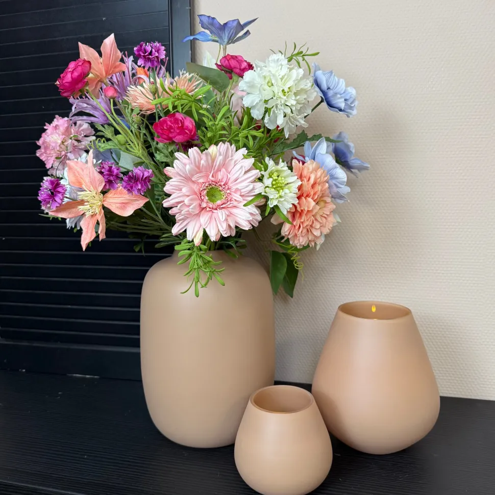 Vaas Artic Matte Sand | Vase The World | Verkrijgbaar in 3 Maten