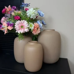 Vaas Artic Matte Sand | Vase The World | Verkrijgbaar in 3 Maten