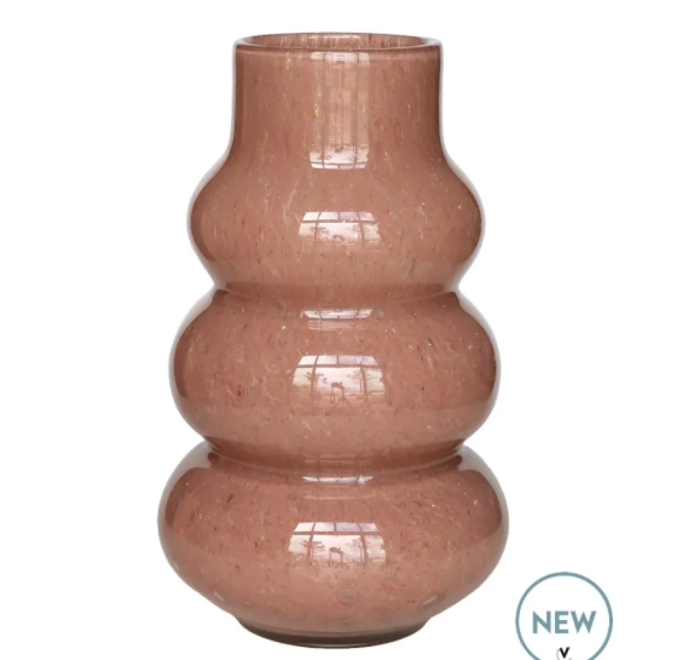 Vaas 'Lomami | Vase The World | Elite Brown | Ø18 x H30 cm | Chique-Living