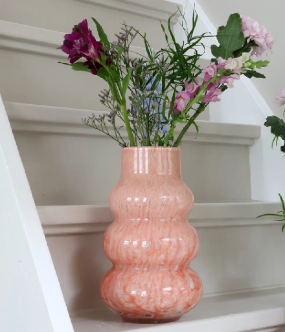 Vaas 'Lomami' | Vase The World | Elite Pink | Ø18 x H30 cm | Chique-Living