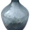 Vaas Smoke Glass ‘Traun’ – Glazen Designvaas 23,5x30 cm | Chique-Living