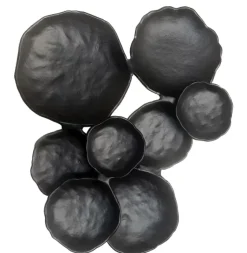 Wand Ornament 'Tunja' | Zwart | Vase The World | L50 x B5 x H43 cm | Chique-Living