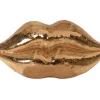 Wanddecoratie Donja Gold Lips | Richmond | Chique-Living