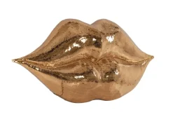 Wanddecoratie Donja Gold Lips | Richmond | Chique-Living
