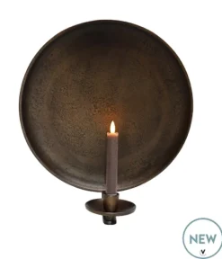 Wandkandelaar ‘Jovita’ Brons – Dinerkaars | Chique-Living