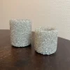 Waxinelichthouder ‘Morita’ | Grey | Set van 2 | Chique-Living