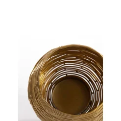 Waxinelichthouder 'Sabana' Goud Ø10 cm | Light & Living