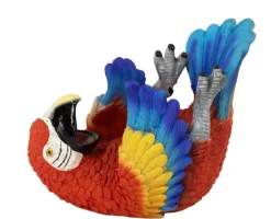 Wijnhouder Papegaai – Decoratieve Flessenhouder | 19,5 cm