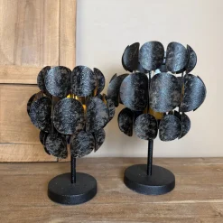 Windlicht Op Voet | Antique Black | In 2 maten | Chique-Living