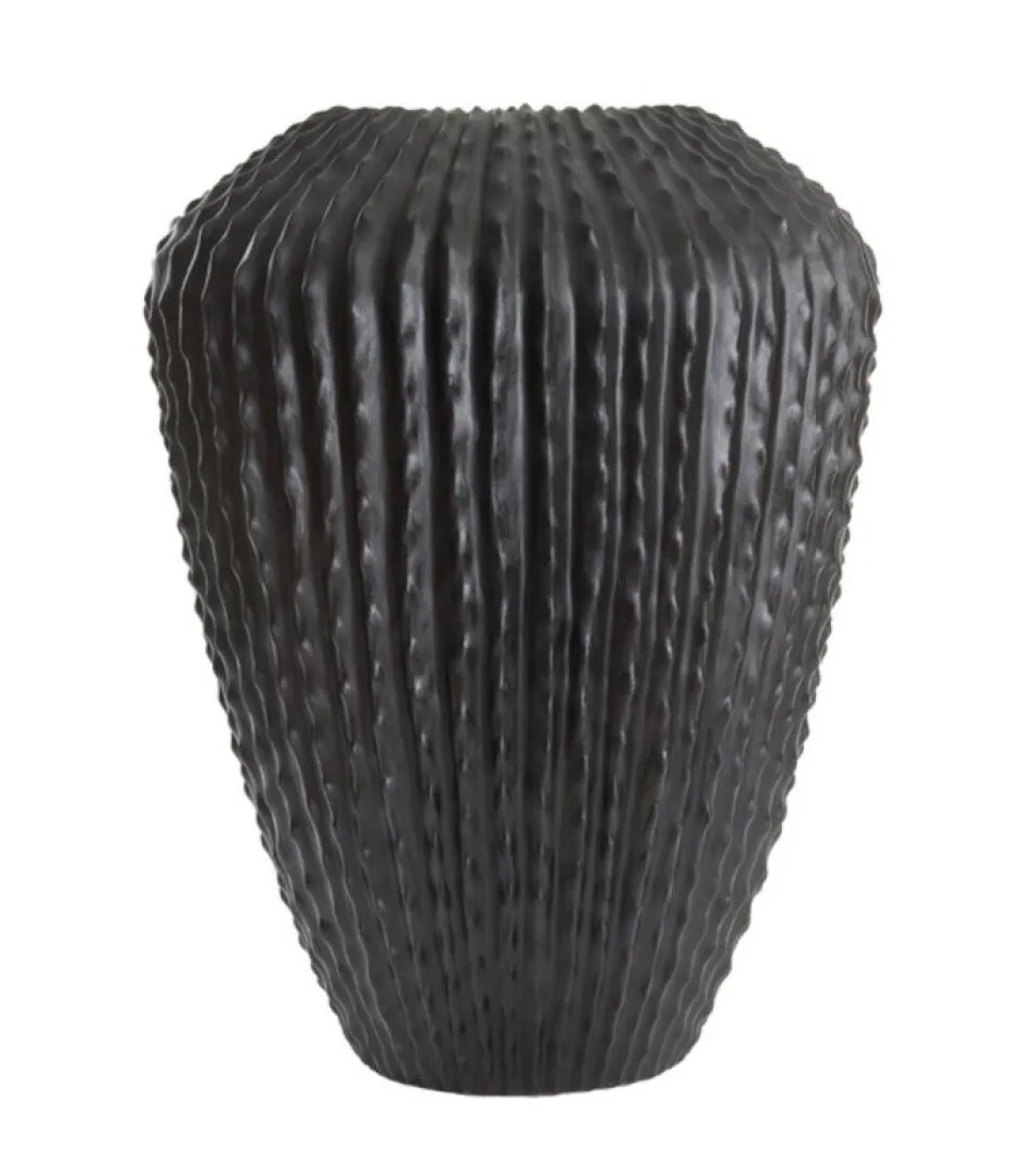 XL Bloempot ‘Cacti’ Mat Zwart | Light & Living | Ø66x88 cm | Chique-Living