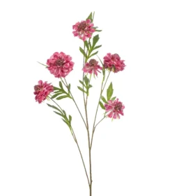 XL Zijden Bloemen Tak 'Scabiosa' | Beauty Pink | 113cm | Chique-Living