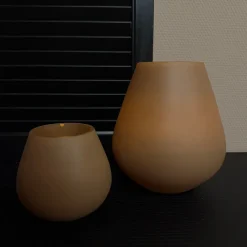 Zand Matte Windlicht ‘Tasman’ | Vase The World | Verkrijgbaar in 2 maten | Chique-Living