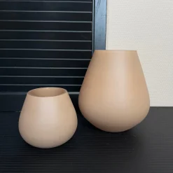 Zand Matte Windlicht ‘Tasman’ | Vase The World | Verkrijgbaar in 2 maten | Chique-Living